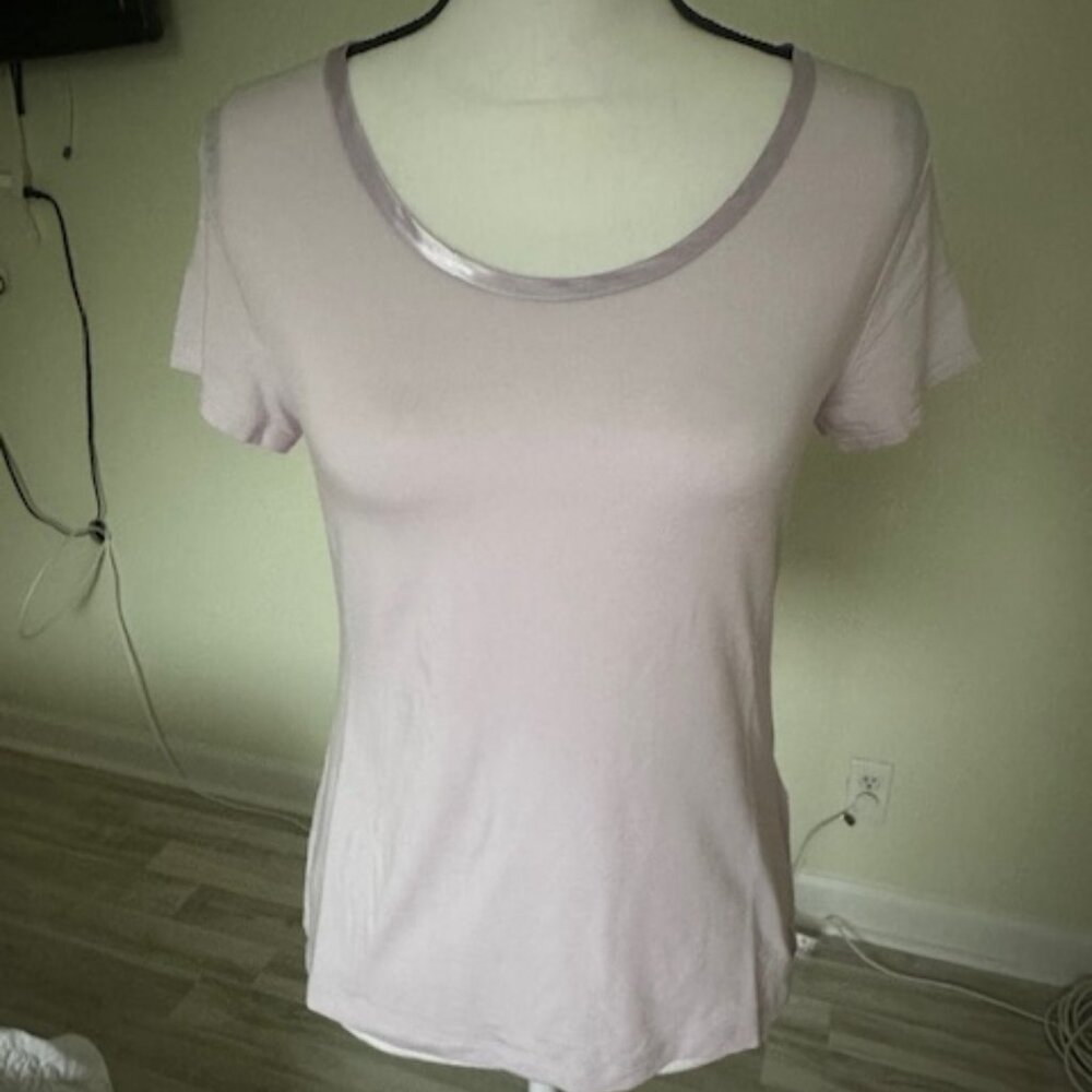 Satin Detail T-shirt